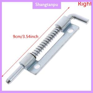 [shangtanpu] 1Pcs Metal Lock Barrel Bolt Spring Loaded Latch 3.54" Long Grip Heavy Duty