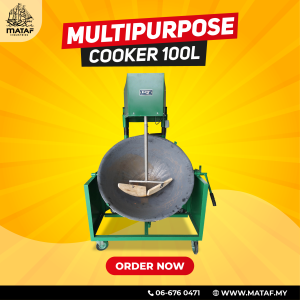 MATAF Mesin Pengacau Dodol/ Multi Purpose Cooker Kawah Cast Iron