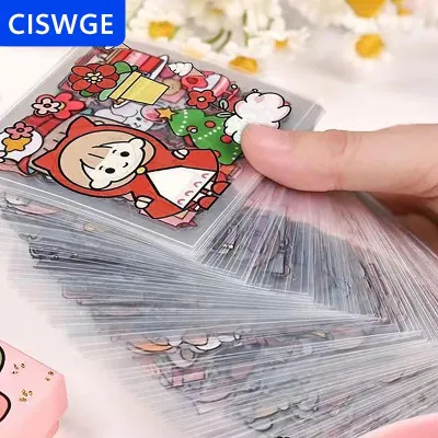 [COD] CISWGE 50 miếng dán sổ cái dễ thương chống nước cho thú cưng không lặp lại miếng dán cắt miễn phí cho học sinh và bé gái miếng dán Anime