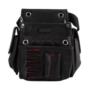 Multi Pocket Tool Belt Pouch with Adjustable Belt Electrician Waist Bag for Convenient Storage and Quick Tool Retrieval