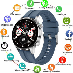 CURREN Sports Fitness Full Touch HD Screen Smartwatches with Silicone Strap Bluetooth Wristwatches IP67 for Android ios