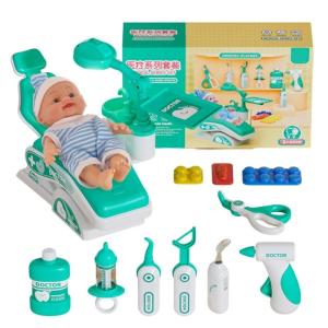 Doctor Dentist Toy Set and Accessories Tool for Children Perfect for Home School Teaching and Birthday Party Activity