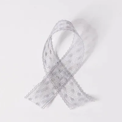 (SG Stock) 1 yard Polka Dot Lace Ribbon Point Strip Bouquet Packaging Material Craft DIY Supplies Decoration Flower