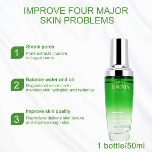 RAVINIA Pore refining essence 50ml Repair enlarged pores pitted skin Pore minimizer Whitening&Smoothing&Moisturizing facial skin