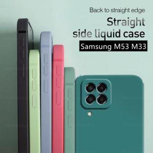 For Xiaomi Mi 13T Pro 5G 13TPro Xiaomi13T Mi13T 2023 Straight Edge Soft Flexible TPU Bumper Phone Cover Back Casing Simple Shockproof Solid Color Anti Drop Liquid Silicone Case