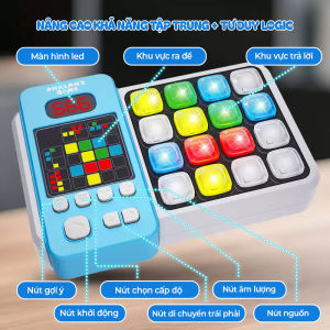 Đồ chơi giáo dục máy chơi game cầm tay giúp rèn luyện trí nhớ khả năng phản ứng- DC5064