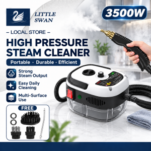 3500W High Pressure Steam Cleaner 220V Multifunctional Steam Cleaning Machine Portable Handheld Steamer With Strong Steam Output Multi Surface Cleaning Tool For Kitchen Bathroom Car Air Conditioner Home Cleaning Accessories
