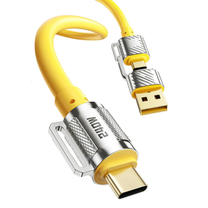 Usb Type C to USB C 240W Laptop Power Cable Reinforced Zinc Alloy Tip Tear Resistant Silicone Coating Fast Charging