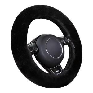 Steering Wheel Cover Easy to Install Strong Warmth Decoration Satisfies Personal Aesthetics Comfort