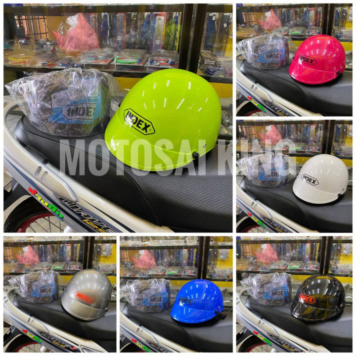 index helmet lazada | DOT APPROVED and angular clarity Index Visorex Helmet-Special Green |