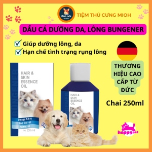 Dầu cá dưỡng lông thú cưng Bungener hàng cao cấp 250ml