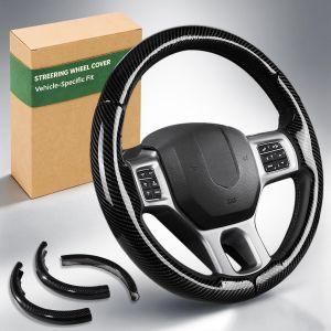 Customized Steering Wheel Cover for 2012-2018 Dodge RAM 1500/2500/3500/4500