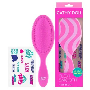✅ Cathy Doll #หวีผมตรง【เฟล็กซีสมูทแฮร์บรัช】ถนอมเส้นผมและรากผม  Flexi Smooth Hair Brush