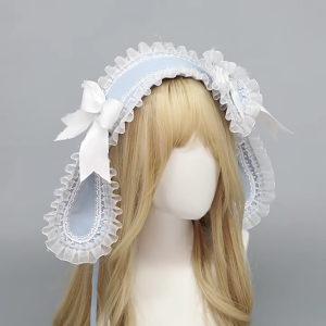 Lop Tai hairband ren Bowknot Headband hoạt hình trang phục thỏ đạo cụ tiệc headpiece Phụ kiện tiệc hóa trang