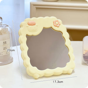 Gương Để Bàn Gấp Gọn Họa Tiết Cừu Hoa Màu Xinh Xắn Gương Bàn Decor Tạo Điểm Nhấn Cho Góc Làm Việc