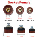 DKJ 10-25/35-50/50-70 TIG Welding Cable Panel Connector Accessory Plug Socket Welding Machine Quick Fitting Connector. 