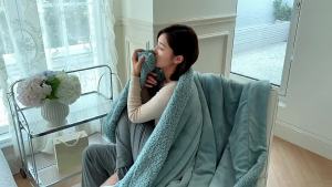 Chăn Lông Cừu Kiểu Nổ Chăn Phủ Đa Chức Năng Dày Dặn Màu Trơn Bán Buôn Chăn Lông Cừu Hai Lớp Ngoại Thương Xuyên Biên Giới