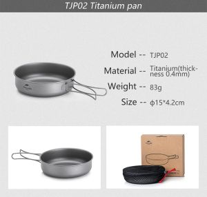 Nồi chảo dã ngoại Titanium NatureHike NH18T010-A NH18T020-B NH18T101-A NH18T202-B NH18T303-C