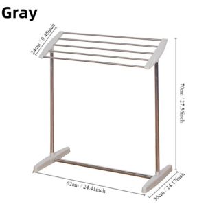 ANANAA Thép không gỉ Giá phơi khăn tắm Tiết kiệm không gian Kích thước nhỏ Móc treo quần áo Bền bỉ Giá treo quần áo Sấy đồ lót