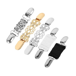 Sweater Clip Chain Shawl Pin Cape Clasp Cardigan Clamps Sew On Hook Clip for Women Clip Flower Scarf Clip