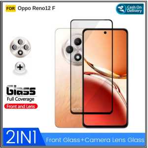 PAKET Tempered Glass Reno 12 F Anti gores Pelindung Layar Pengiriman Cepat Promo Di AlvaCaseAcc