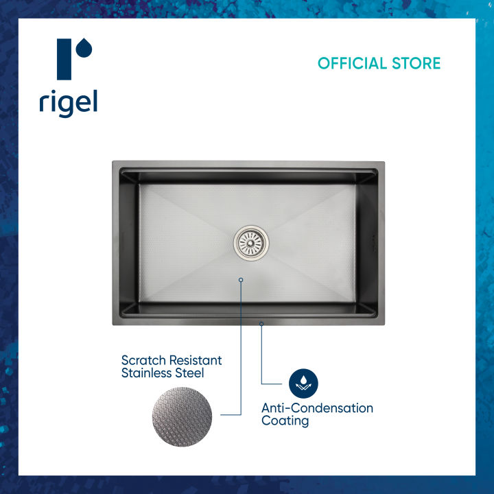 RIGEL Kitchen Bundle Scratch Resistance Kitchen sink RSNK654521SB