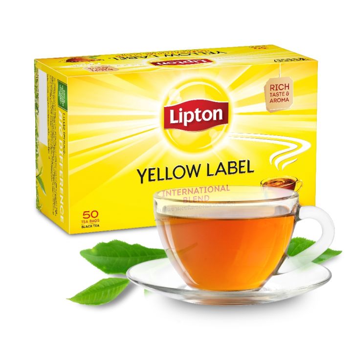 Lipton Yellow Label Tea Black Tea 2g x 50 Tea Bags | Lazada PH