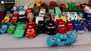 Penhao store: 55 Diecast Metal Alloy Pixar Red Lightning McQueen. # 95 Toy Cars