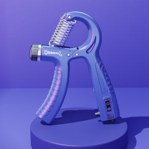 🔥Hot Sale🔥Portable Adjustable Counter Grip Strength Machine For Rehabilitation Training Arm Wrist Strength Portable Hand Grip Exerciser With Counting Function Finger Strength Builder Wrist Rehabilitation Equipment For Carpal Tunnel Syndrome Relief