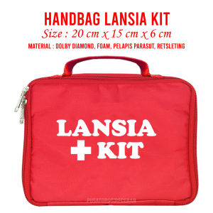 Handbag Medis Lansia Kit Tas Medis P3K Obat Pouch Travel Hand Bag First Aid Kit Tas Jinjing  Alat Kesehatan P3K Siaga Bencana Megathrust