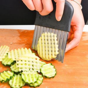 Dụng Cụ Cắt Lát Khoai Tây Rau Củ Quả Hình Gợn Sóng Sâu Rõ Nét