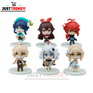 Genshin Impact 10cm Figurine 3 versions 6PCS/SET 6 Styles Klee Cartoon Character Anime PVC Figure