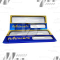 Tempat Plat Nomor Motor Cover Tempat Dudukan Plat Motor Variasi Cover plat nomor twotone tulisan thailand Universal. 