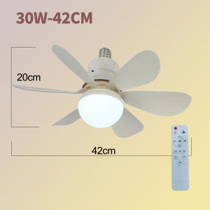 36-Inch LED Ceiling Fan with 3-Speed Control and Remote Color Adjustable Light for Bedroom Bathroom and Kitchen with Universal Plug