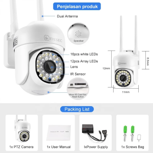 FNKvision 4G SIM กล้องวงจรปิด YooSee กล้องวงจรปิด 3เลนส์ ซูมได้ไกล10เท่า WIFi Cctv ความคมชัด4K มีไมค์มีลำโพง มีภาพสีตอนกลางคืน แจ้งเตือนผ่านแอป  กล้องวงจรปิด360 wif