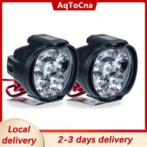 [COD] AqToCna Ship within 24 hours 1 LED Motorcycle Headlight White Super Bright 6 LED Work Spotlight