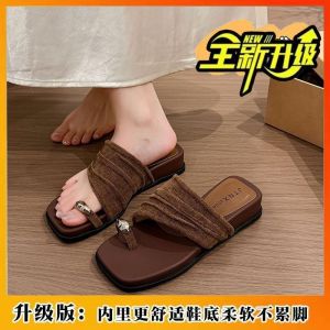 [Free Shipping] These Stylish Summer Sandals Featuring A Toe-Covering Design Are Perfect For 2026. They Are Comfortable To Wear Look Great And Are Ideal For Vacations And Beach Outings