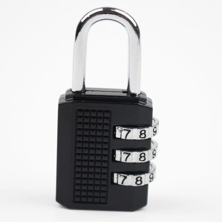 3 Digit Lock 3 Digit Combination Locker Gym School Sheds Coded Padlock ...