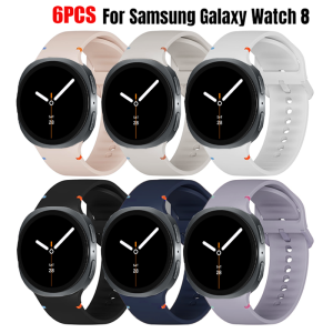 6pcs Sport band for Samsung Galaxy Watch 8 Classic Strap Replacement Original watchbands Accessories Galaxy Watch 8 40mm 44mm