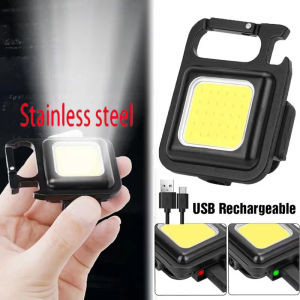 Original Multifunctional Work Lamp USB Rechargeable COB Emergency Lamp/ Mini Keychain LED Light