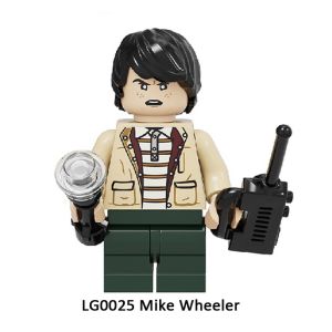Demogorgon Dustin Mike Lucas Will Chief Jim Joyce Stranger Things Season 4 Mini Building Blocks Figure Kids Toys LG1004