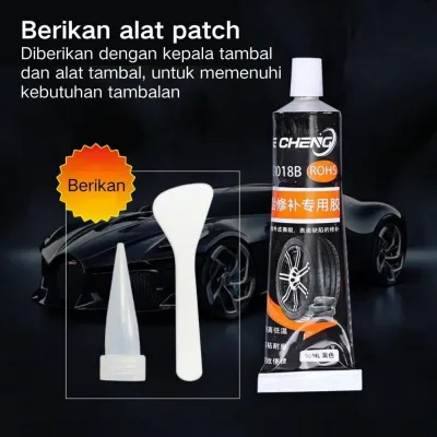 Lem Perbaikan Ban Kendaraan Multifungsi Tahan Suhu Tinggi Mudah Digunakan Hitam 50ml Alat pelengkap dapur Ban Mobil dan Sepeda Efektif Solusi Perbaikan Kuat untuk Pengikat