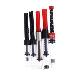 [HUSTOM] COD 5Pcs 3.4mm/2.6mm Meet Plastic Pump Cartridges Fountain Pen Converter