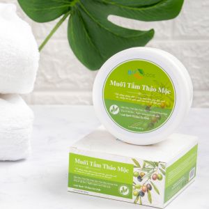 Muối Tắm Thảo Mộc BIOCOS - Loại Bỏ Mụn Lưng Viêm Nang Lông Kết Hợp Tẩy Tế Bào Da Chết Body 200g