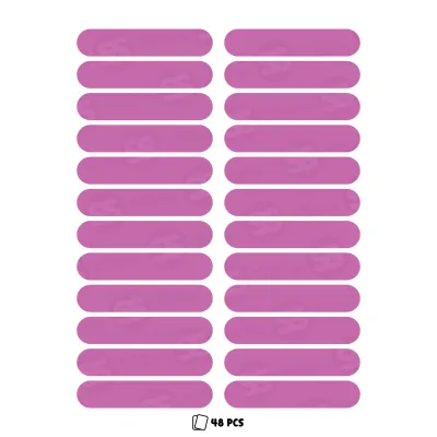 Monotone Mini Personalized Name Stickers – Waterproof Custom Labels for Kids