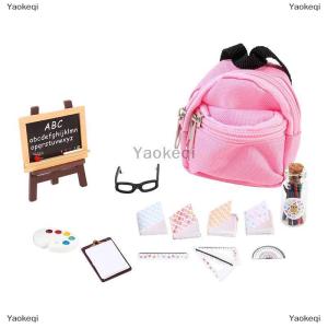 [COD] Yaokeqi 14Pcs School supplies Doll Accessories for Dollhouse Best Gift Toy for Girl Doll