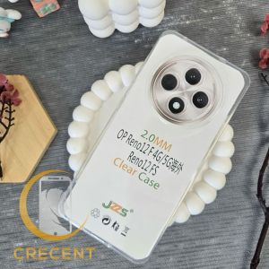 Soft Case Clear Silikon Komptibel Untuk Reno 12 5G Reno 12 Pro 5G Reno 12F 4G Reno 12F 5G Oppo A3x 4G Oppo A3x 5G Oppo A3 Pro Oppo A3 Bening Transparant Tebal 2mm