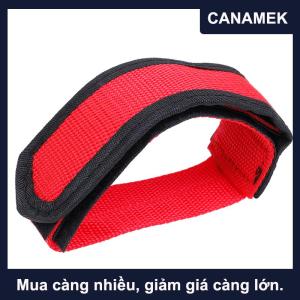 【CANAMEK】 1 chiếc dây đai Bàn đạp xe đạp bằng nylon dây đai cố định cho xe đạp