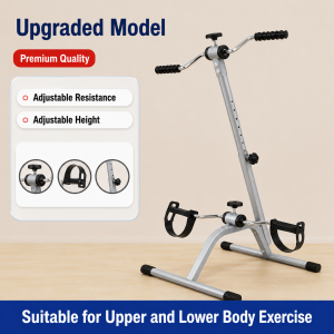 Stepper Exercise Bike with adjustable resistance for hands and feet full-body workout