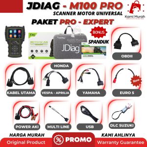 Scanner Motor JDiag M100 Pro Universal Diagnostik Scan Tool Motor Injeksi OBD II Moto scanner D87 D88